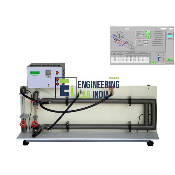 Parallel and Counter Flow Heat Exchanger with Data Acquisition